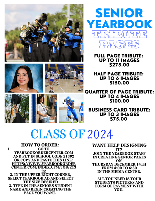 Senior Tributes English